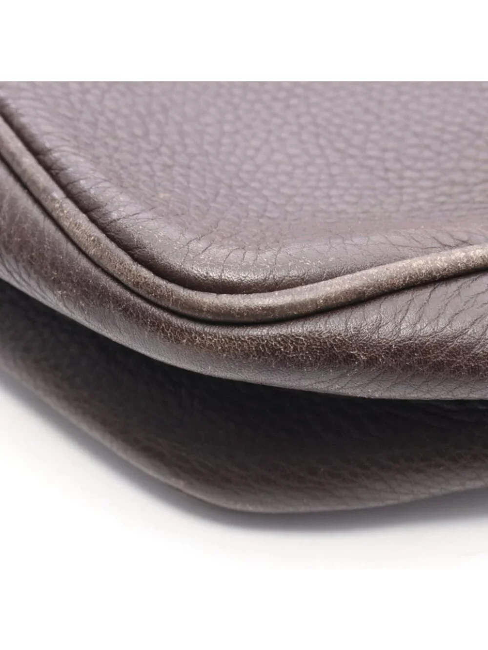 Gucci Shoulder Bag Dark Brown Leather